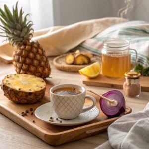 Waarom ananas helpt bij het hoesten